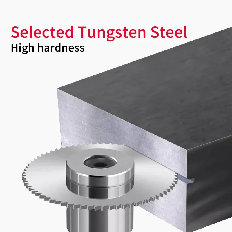 Chowmaster 16mm-110mm Tungsten Steel Milling Blade Solid Carbide Circular Saw Blade Blade Milling Cutter for Processing Metal