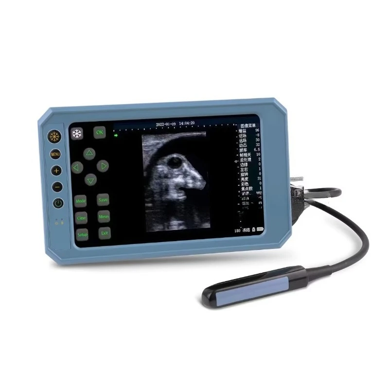 Ultrasound Scanner Bovine Sonar Portable Machine Spanish Bovine Tester USG Detection Reproduction Device