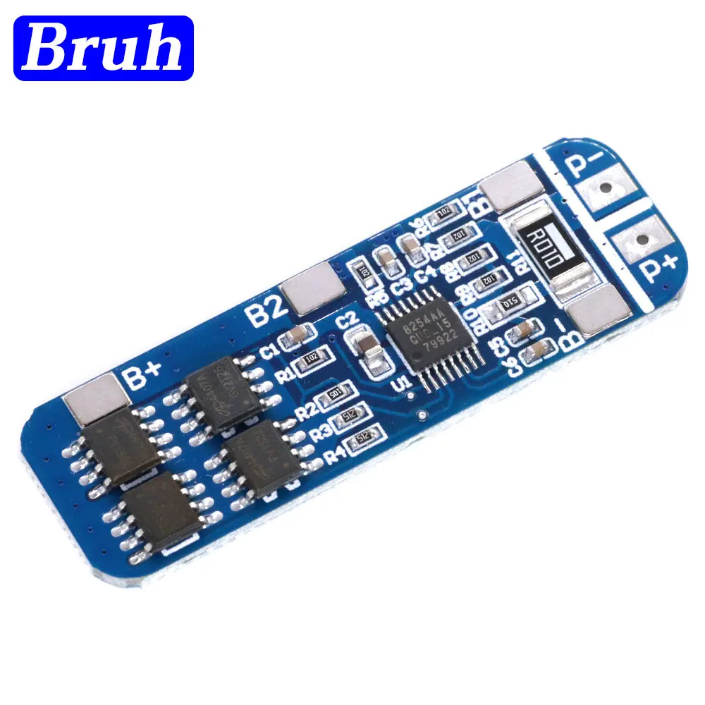 3S 12V 18650 10A BMS Charger Li-ion Lithium Battery Protection Board Circuit Board 10.8V 11.1V 12.6V Electric