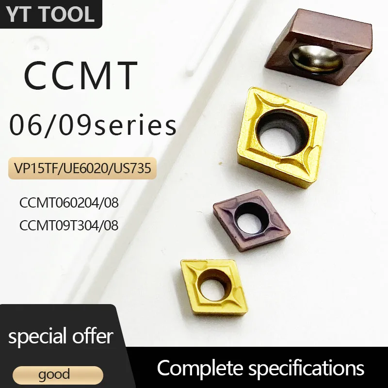 CCMT060204 CCMT09T304 CCMT09T308 VP15TF UE6020 US735 carbide turning tool CNC machine tool Internal tool lathe tool CCMT