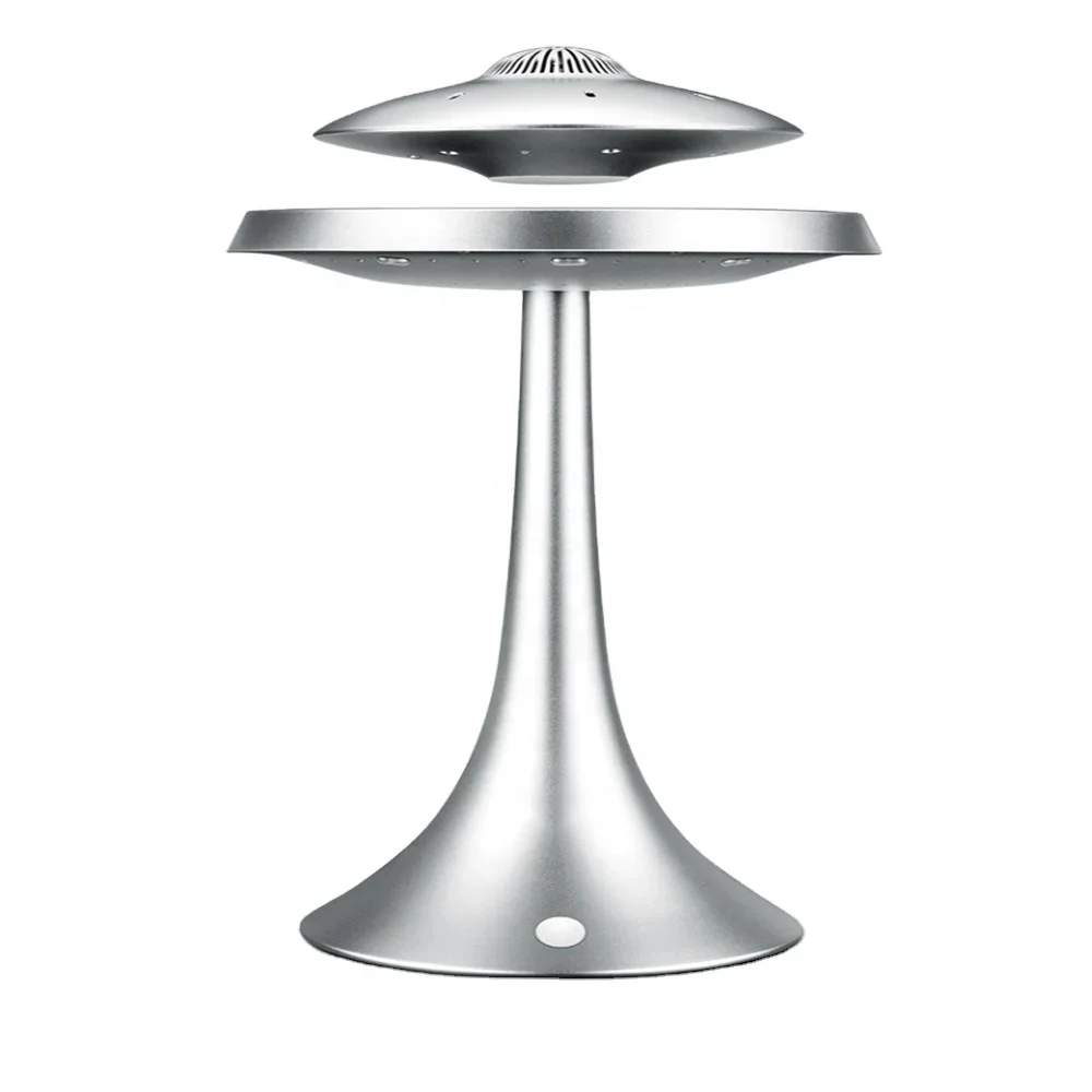 Best-selling HCNT  Levitation UFO Wireless Portable Speaker with LED table lamp for  Illumination&Music Player