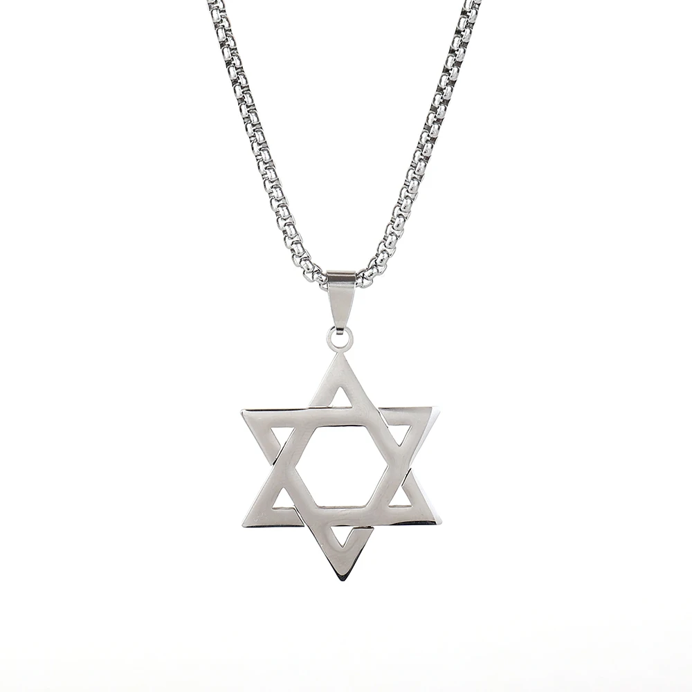 Movie Call Me By Your Name Elio Star of David Cosplay Necklace Unisex Alloy Choker Chain Gothic Pendant Jewelry Accessory