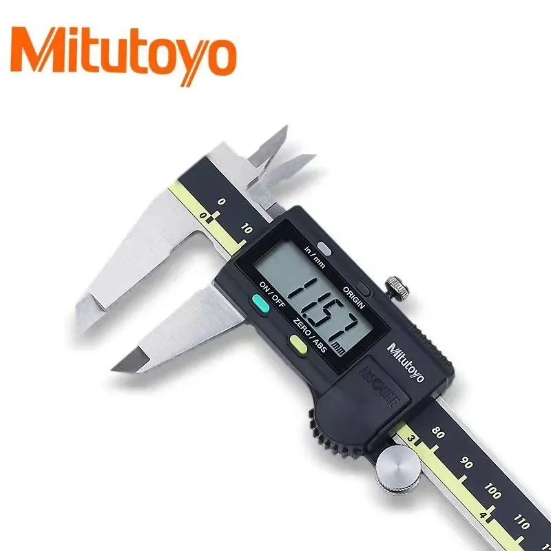 Top Brand Mitutoyo LCD Electronic Calipers 6in 8in 12in Digital Vernier Calipers 150mm 200mm 300mm Gauge Measuring Tool