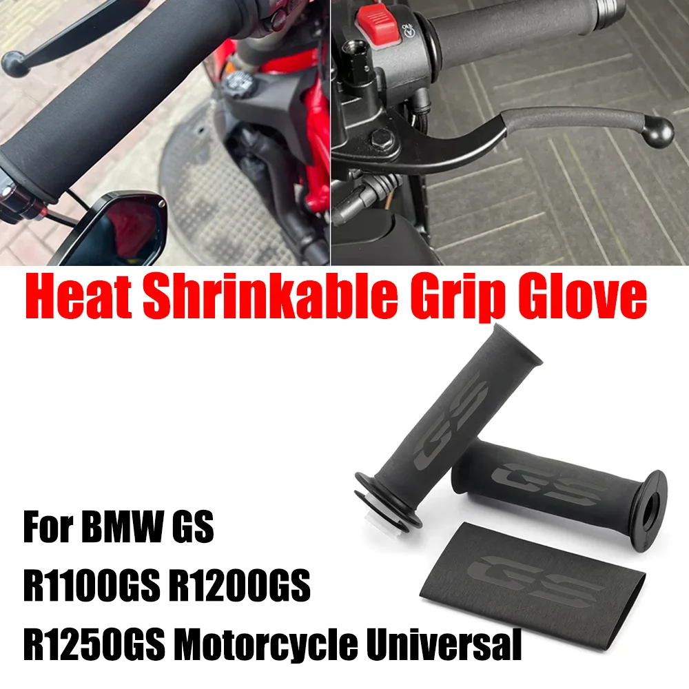 For BMW GS R1100GS R1200GS R1250GS R 1100 1200 1250 ADVENTURE ADV Motorcycle Heat Shrinkable Non-slip handlebar Grip Gloves