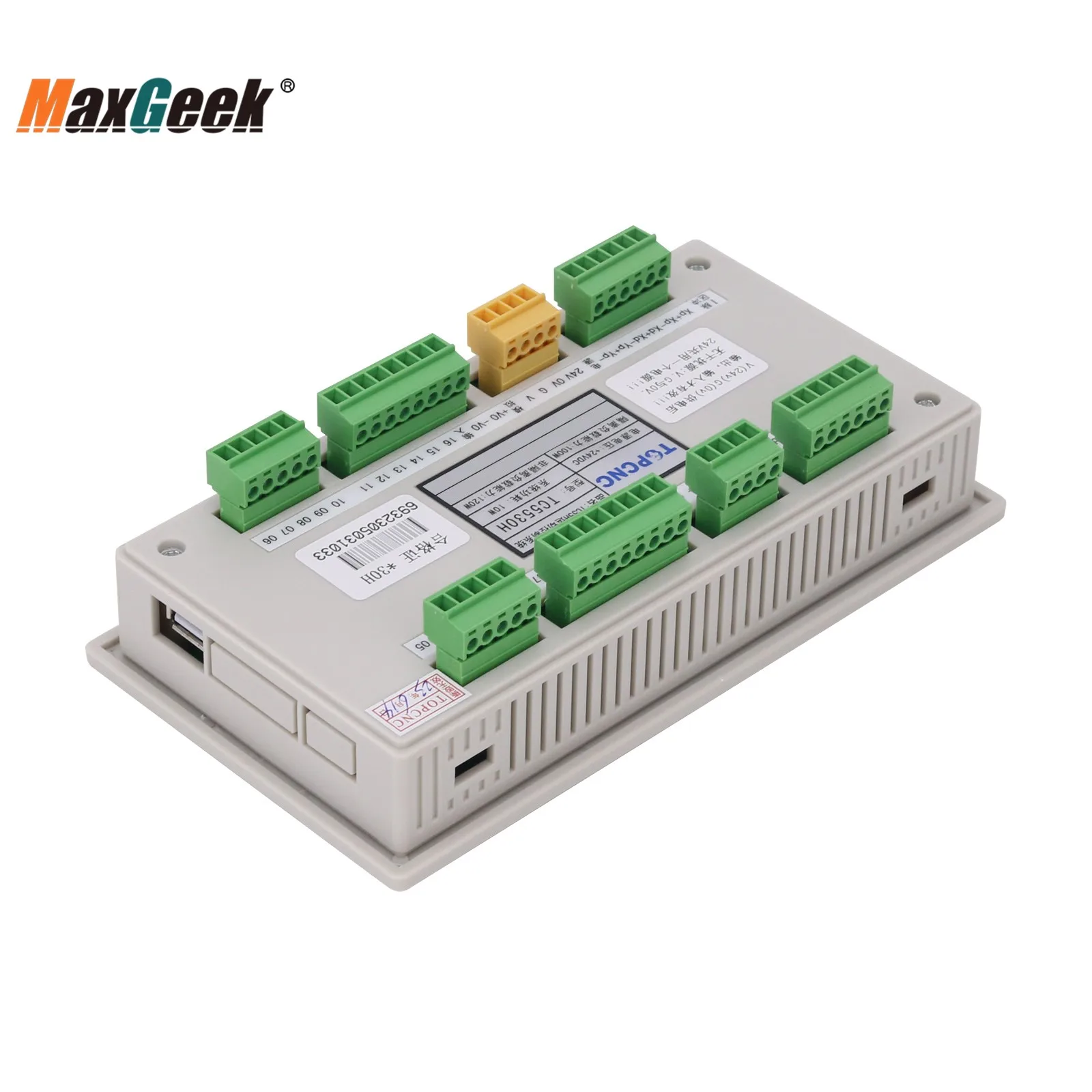 Imagem -02 - Maxgeek-sistema Controlador Cnc Tc55h Eixos Código g Controlador de Movimento com Mpg para Fresadoras Cnc