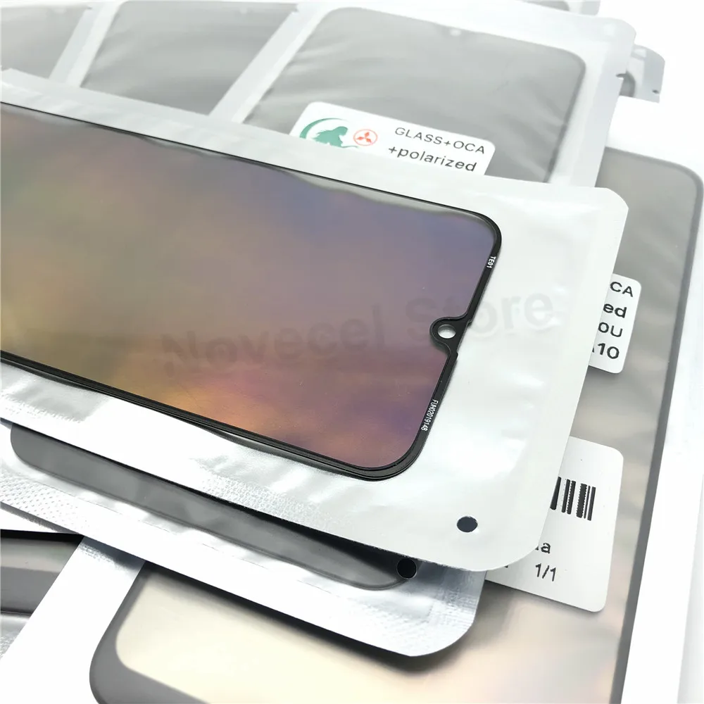 5pcs 100% Ori Front Outer Screen Glass With OCA Polarizer Film For Samsung A51 A10 A10S A20 A30 A40 A50 A70 A30S M10S A50S M21