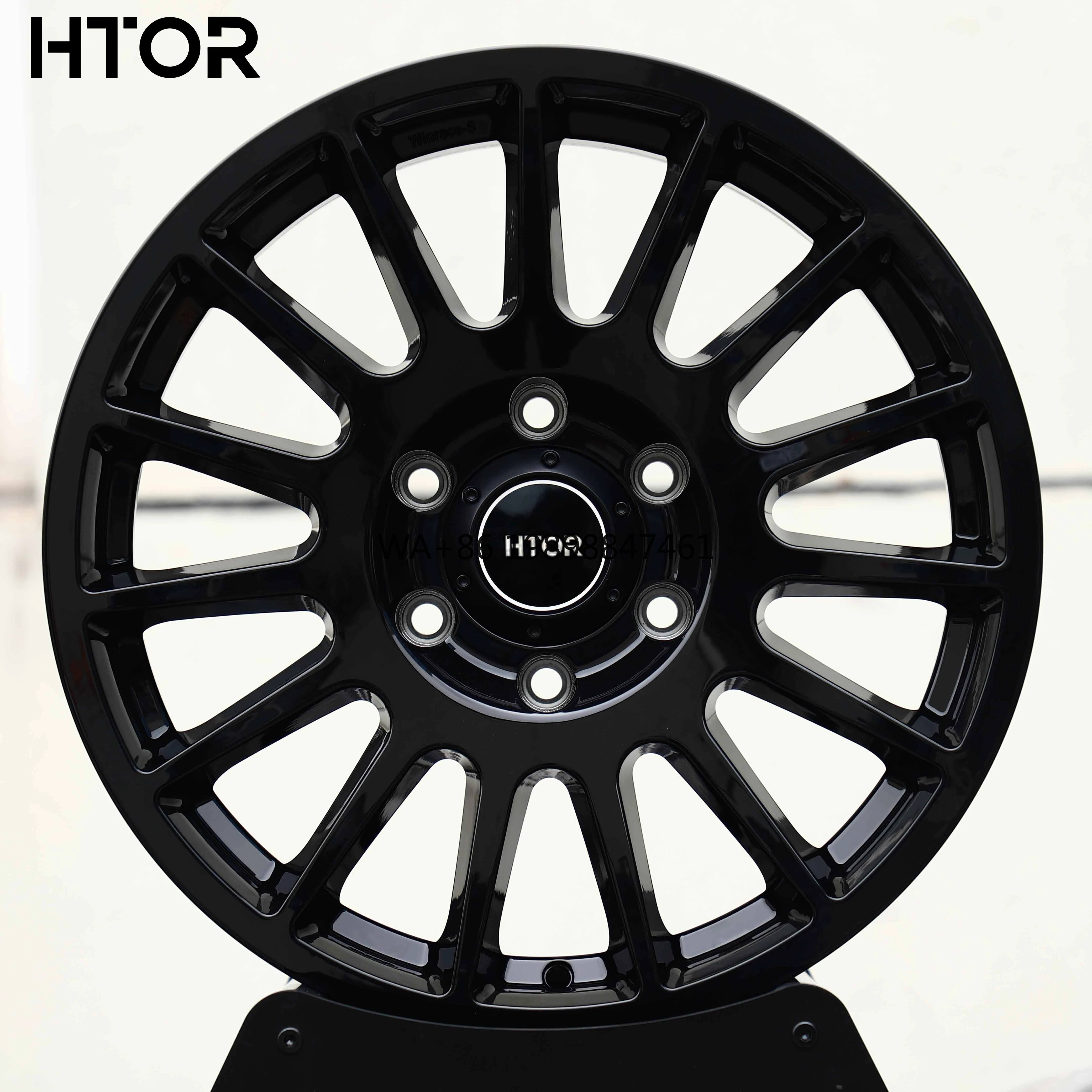 

HTOR Custom 17x8.5 19x9 17x9.5 18x9 6x135 6x139.7 Multi Spoke Off Road Forged Wheels Gloss Black for