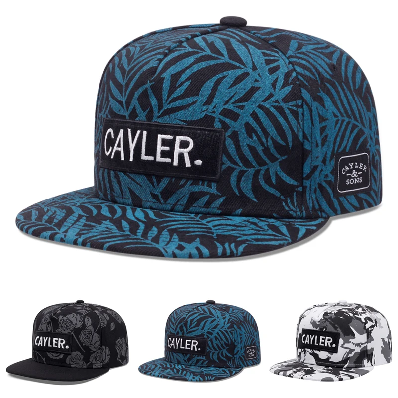 2026 New Flat Edge Hat Leaf Rose Camouflage Printed Baseball Hat Daily Commuter Decoration Hat Sunshade Hat Unisex Hip Hop Hat
