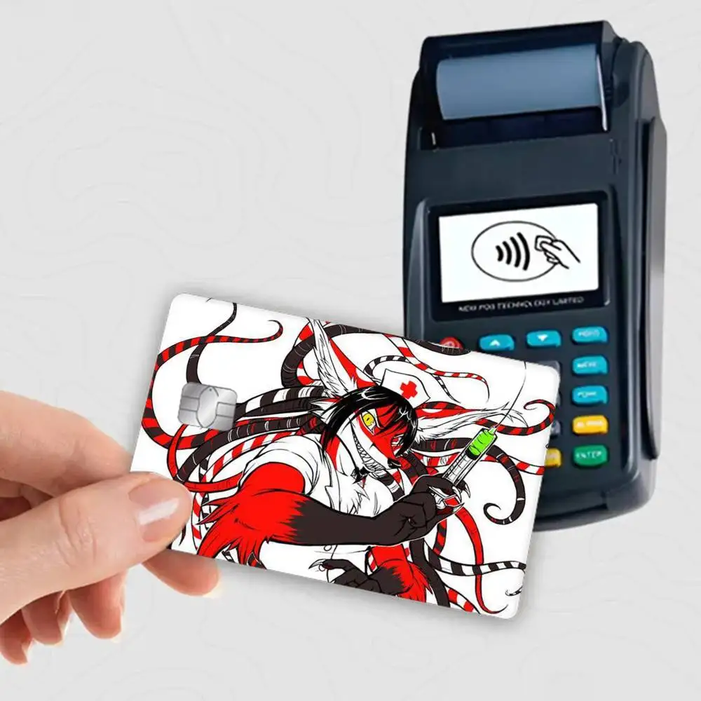 Renard L-LapFox Trax  Waterproof Film Skin Cover Credit Card Stickers Debit Front Bank Bus Pass