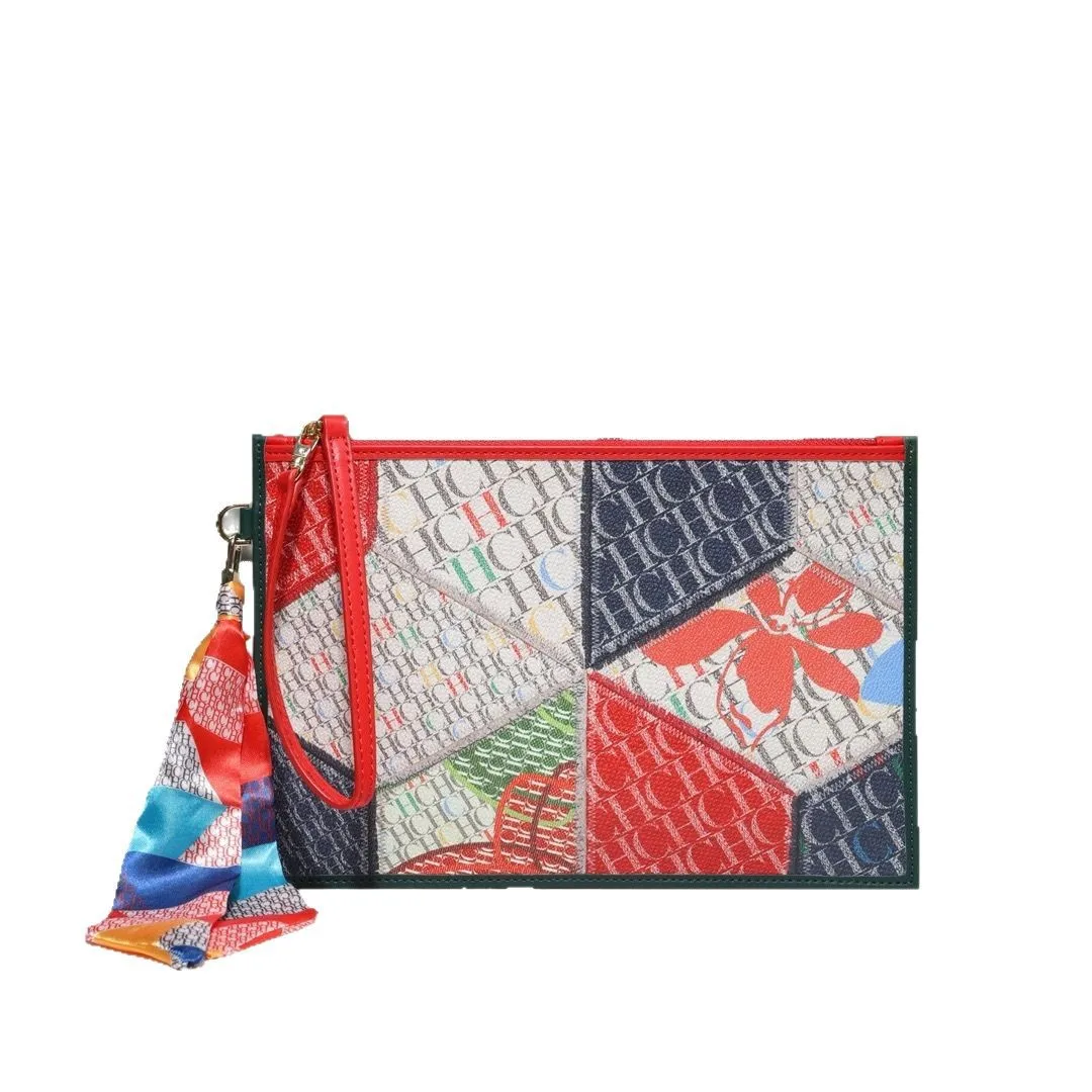 حقيبة يد نسائية على طراز Carolina Herrera مع تصميم بنمط أبجدي كاجوال ومتعددة الاستخدامات #5