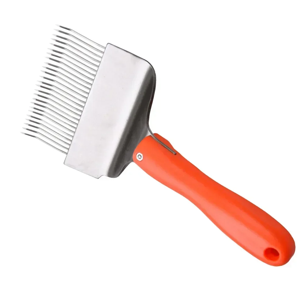 A 5PCS Stainless steel 25 needle pupae breaking honey lid nest spleen cutting honey knife