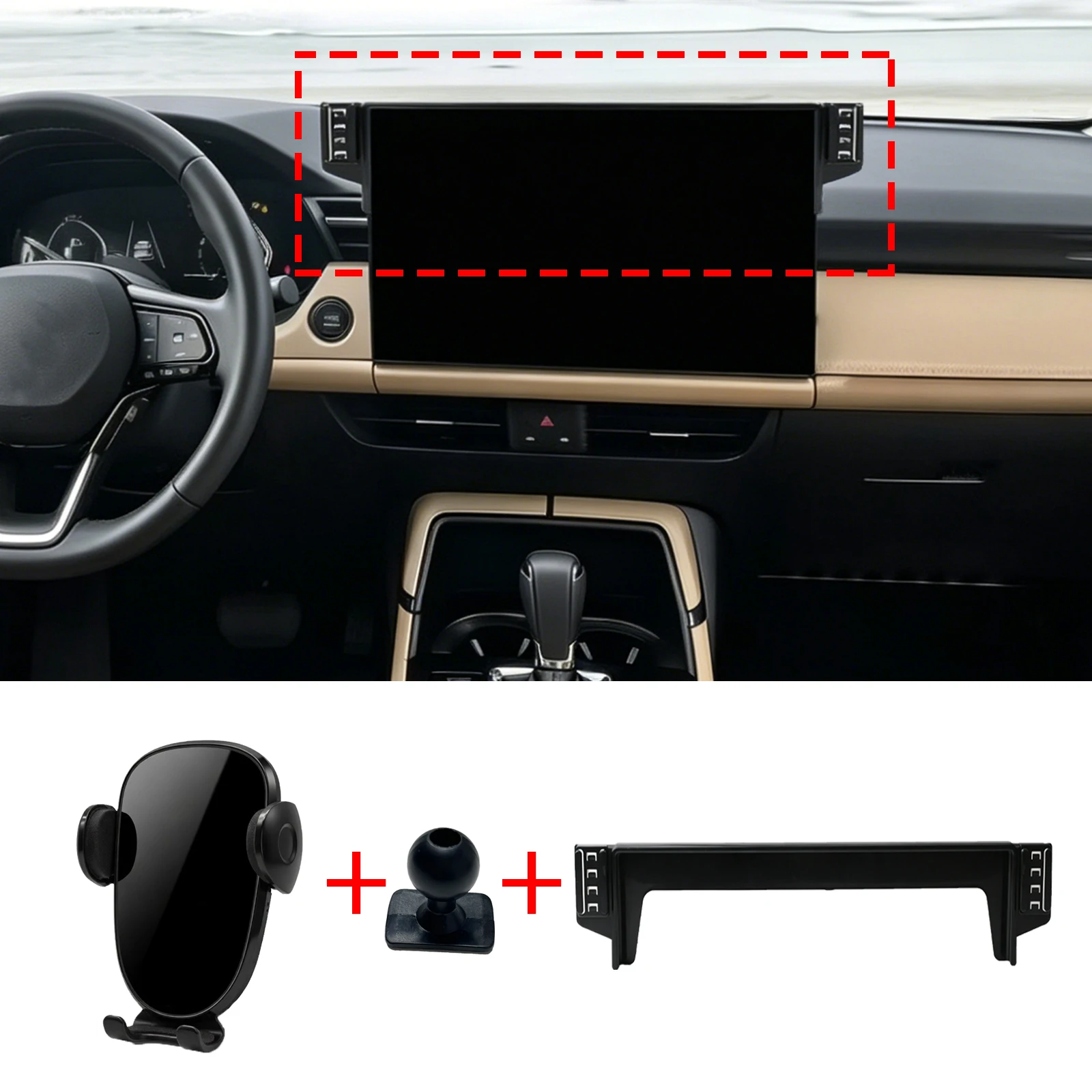 for Mazda CX-5 2026 2027 2028 LHD RHD Mobile Phone Bracket, Dashboard Mount Simple Installation Car Accessories