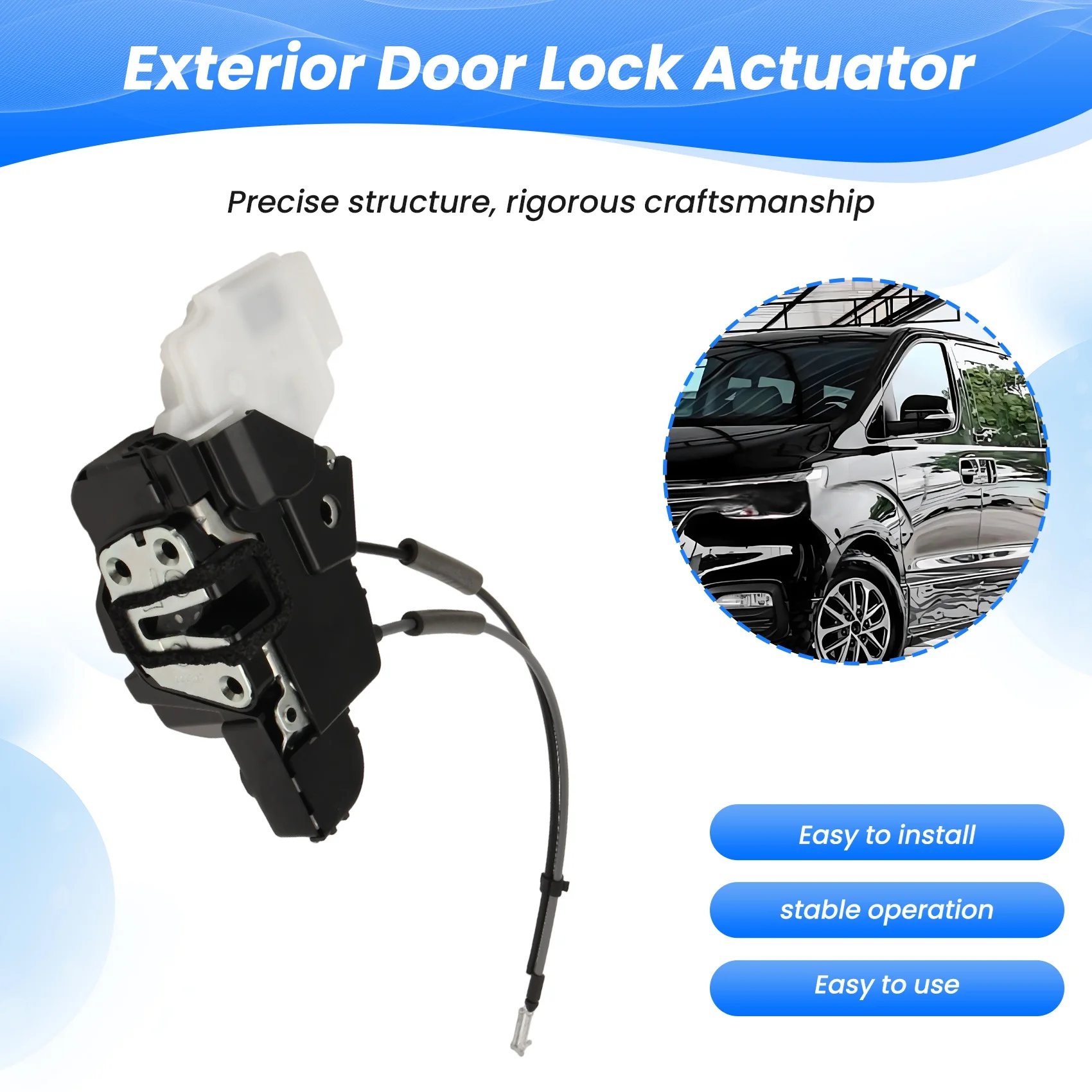

Front Door Lock Actuator Latch Motor Exterior Door Lock For Hyundai H1 Grand Starex I800