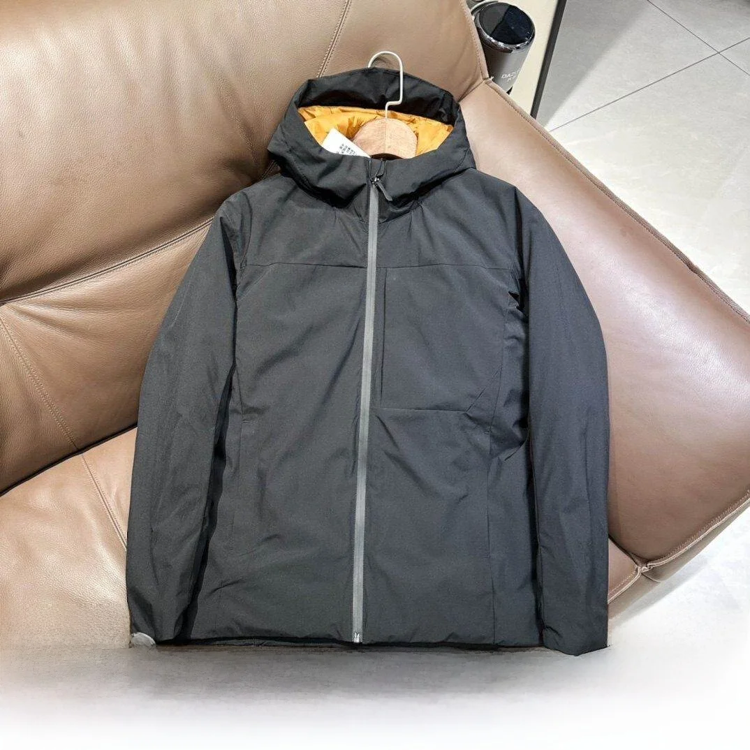 

Мужская хлопковая куртка для улицы, легкий дизайн, ветрозащитная, с капюшоном, водонепроницаемая, теплая, молодежная, модная, подставка