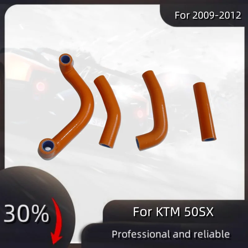 

For KTM 50SX 2009-2012 50 SX Silicone Radiator Hose Pipe Tube Kit 2009 2010 2011 2012