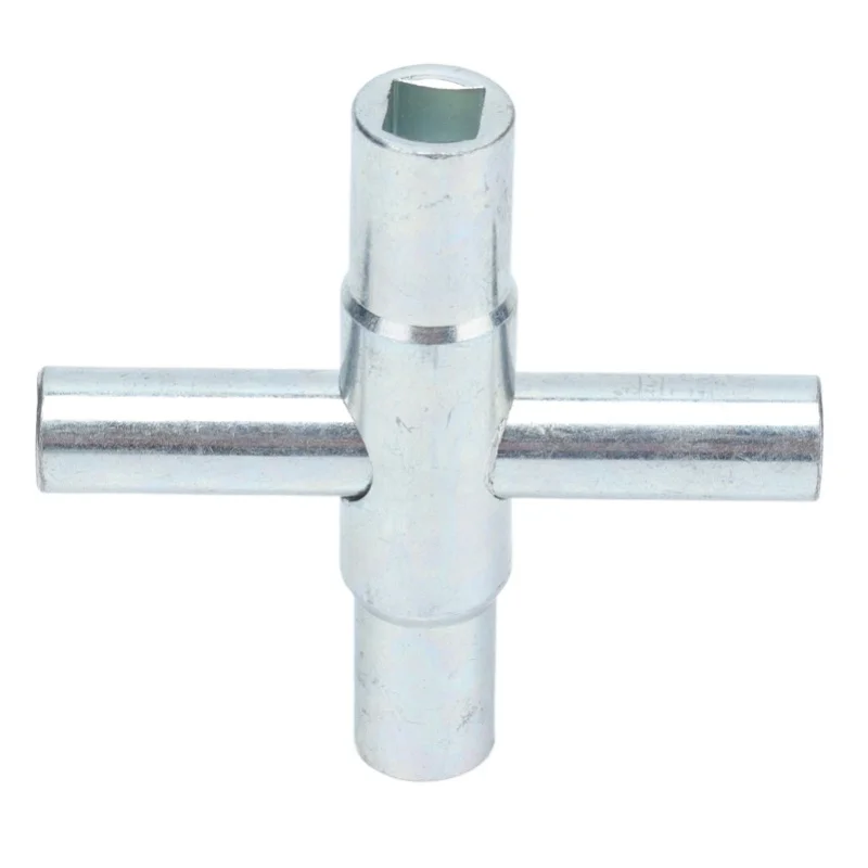 

4 Way Sillcock Key 4in 1 Water Faucet Tap Cross Key Tool Manual Bathroom Wrench Tool