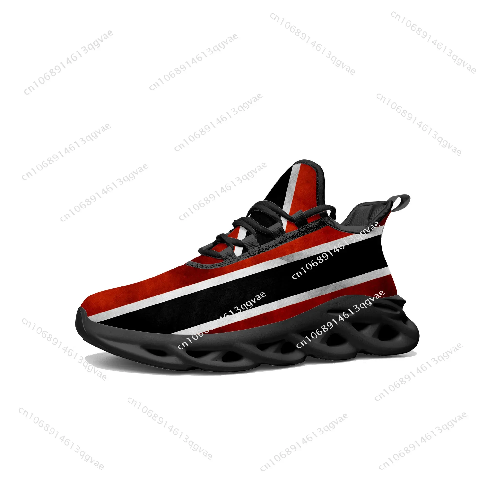 Trinidad and Tobago Flag Flats Sneakers Mens Womens Sports Running High Quality Sneaker Lace Up Mesh Footwear Tailor-made Shoe