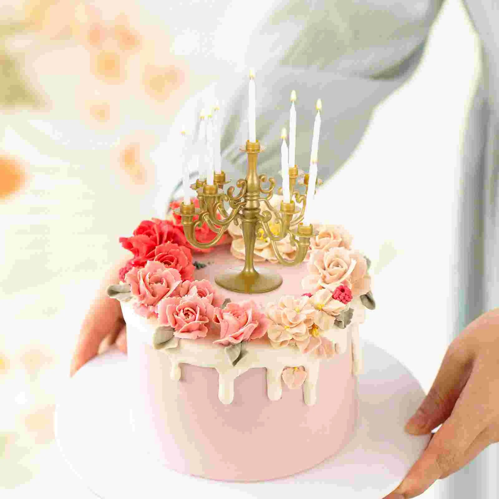 Velas De CumpleañOs Christmas Decorations Wedding Birthday Cake Topper Applique Candles Mother