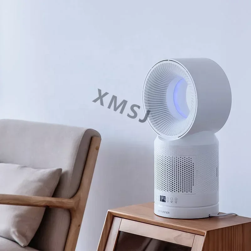 

Multifunction Smart Home Desktop Bladeless Fan Formaldehyde Removal Negative Ions Air Purifier
