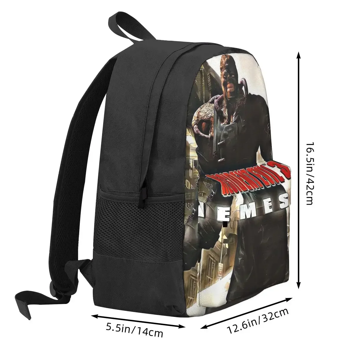 Resident Evils 3 Nemesis V1 Backpack Student BookBag Kids School Bag Computer Shoulder Bags for Men Women