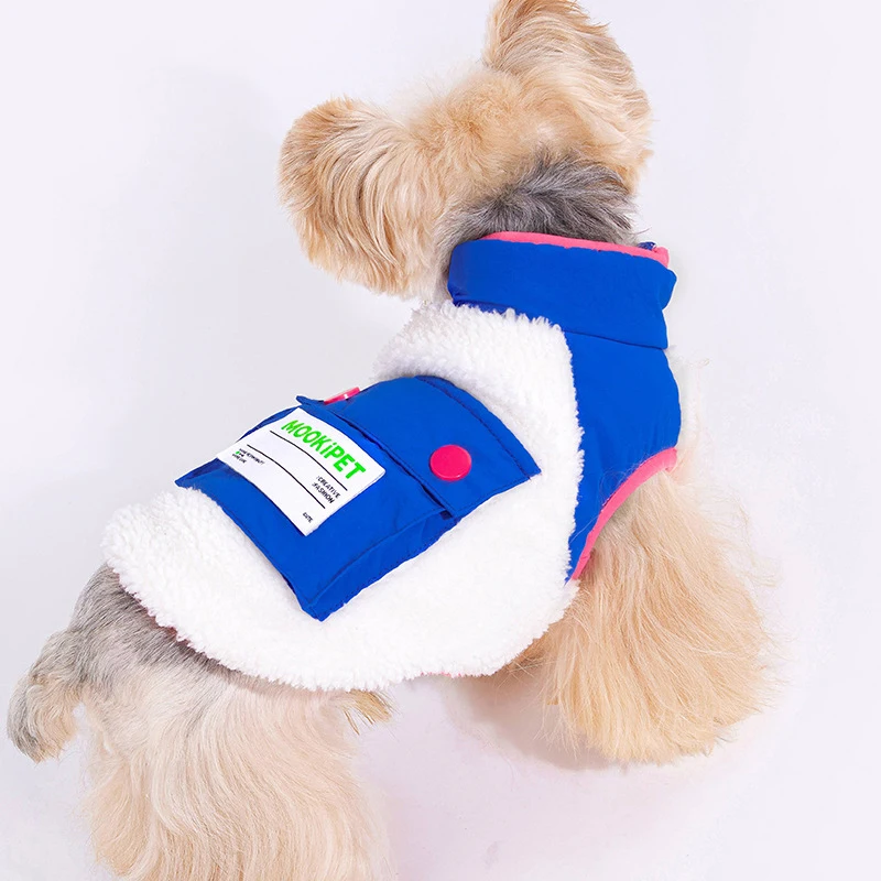 Pet Polyester Sherpa Vest Small Medium Dogs Fleece Warm Clothing Cat Autumn Winter Costume