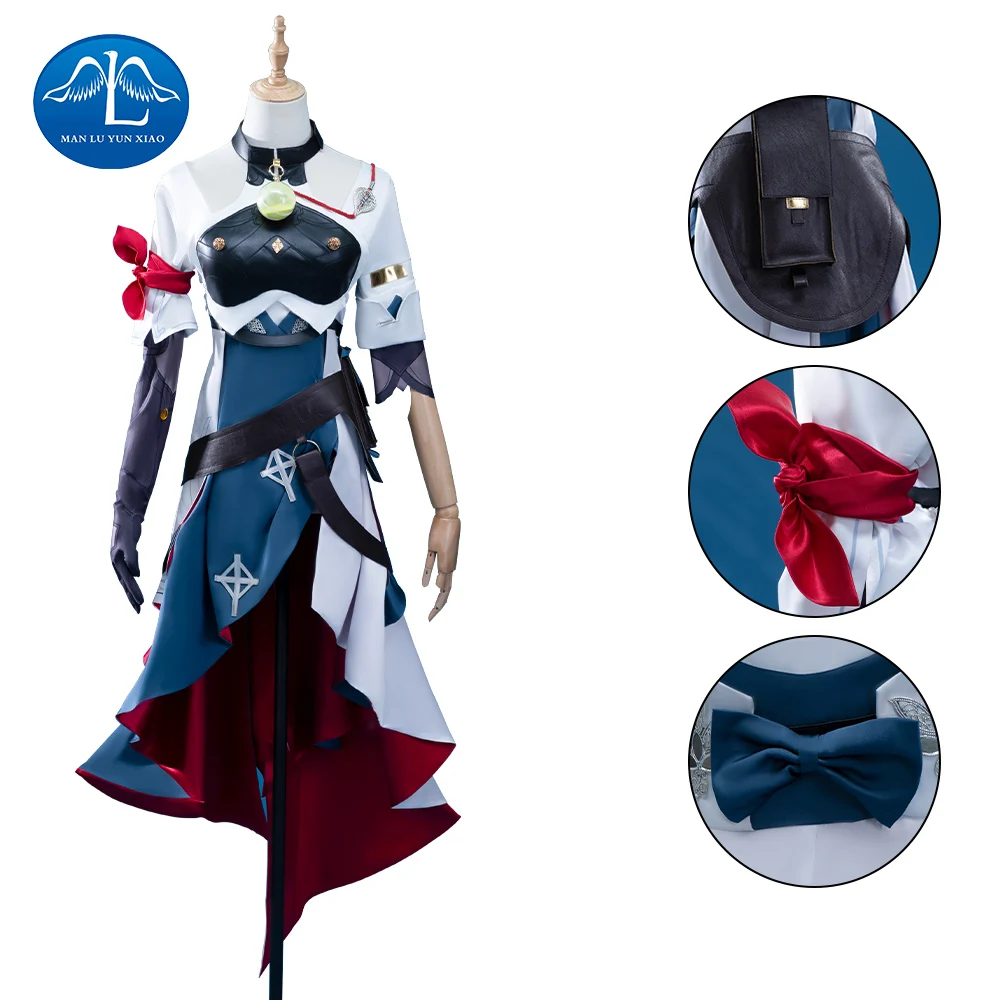 

MANLUYUNXIAO Honkai Star Rail Natasha Cosplay Custome Outfit Natasha Uniform Halloween Carnival Party Suit Women