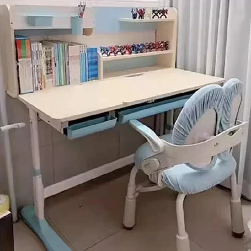 Angle Adjustable Elementary Desk Student Chair Study Table Tables Angle Adjustable Children Kids Childrens Furniture Children's