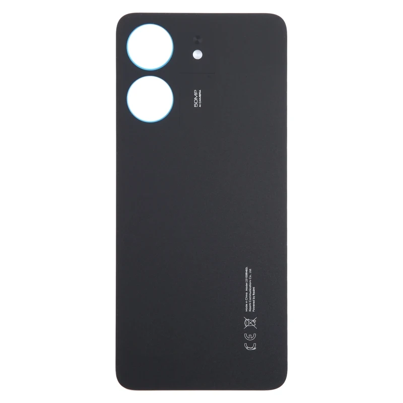 Rear Cover For Xiaomi Redmi 13C Battery Back Cover with Logo Repair Spare Part