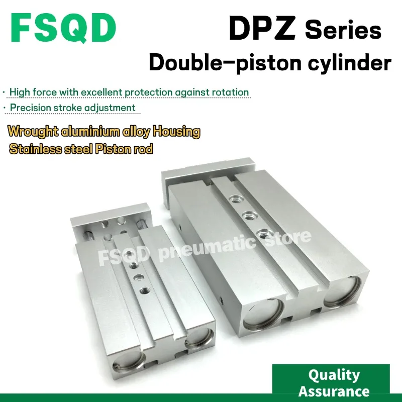 

Двухпоршневой цилиндр DPZ10 16 20 25 32-10 20 25 30 40 50 60 70 80 100-P-A-GF-KF FSQD Серія DPZ Инструменты для пневматических компонентов