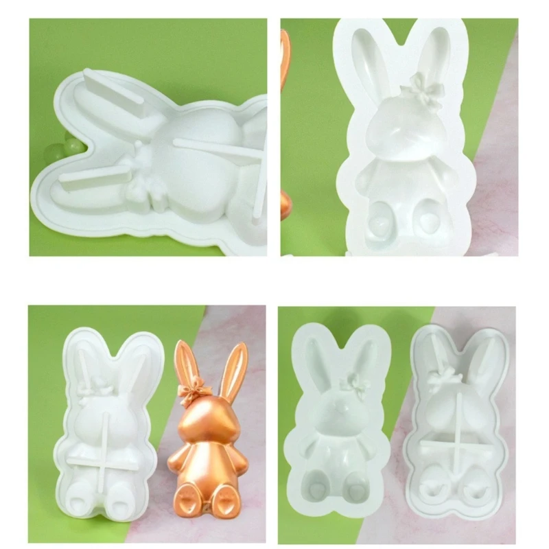 Rabbit Epoxy Gypsum Handwork Soap Mold Plasters Mold Making Supplies Dropship
