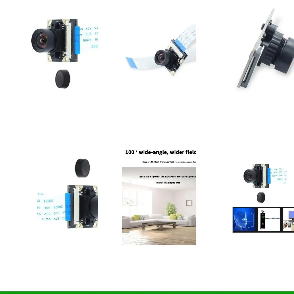 

U55C Wide 5MP Camera Module Night View Wide For RPi 3B+ 4B
