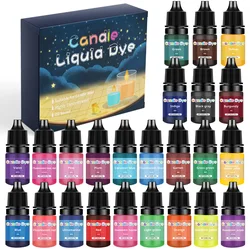 33 Colors 5ml/Bottle Epoxy Resin Pigment Diffusion Liquid Dye DIY Epoxy Resin Candle Colorant Jewelry Making Accessories