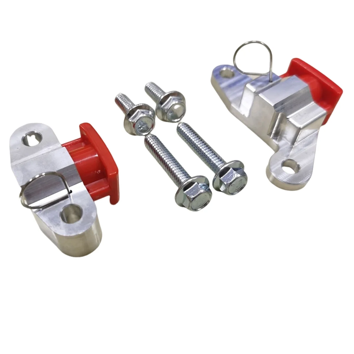 #98G Automotive Parts & Accessories,Chain Tensioner Kit for Heritage Softail Dyna Street Glide 07-16, A,Silver&Red