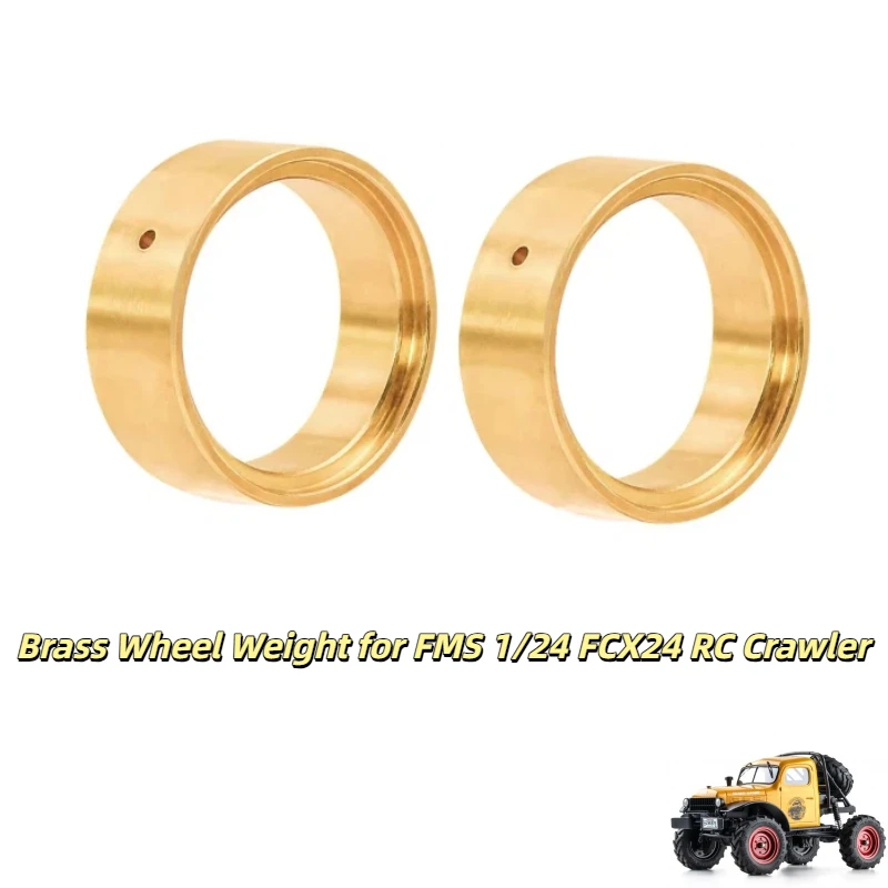 

Brass Weighted Wheel Hub Counterweights For Fms 1 24 Scale Fcx24 Rc Crawler Car Upgrade Replacement Accessories