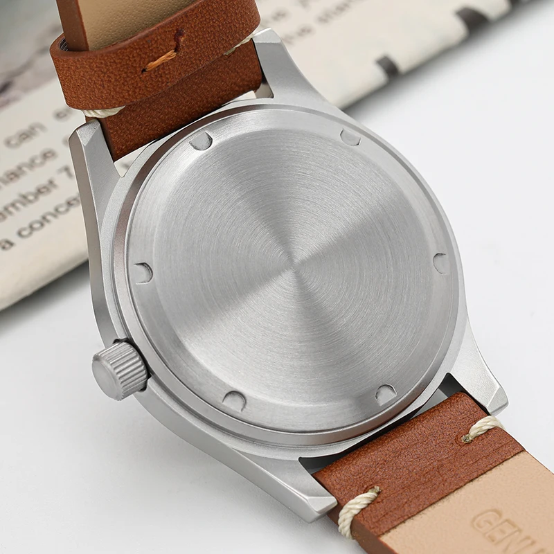 D12 wojskowy zegarek 36มม. VD78 kwarcowy Ze stali nierdzewnej POD sekundแลนด์ wodoodoody porny zegarek polacy W stylu VINTAGE