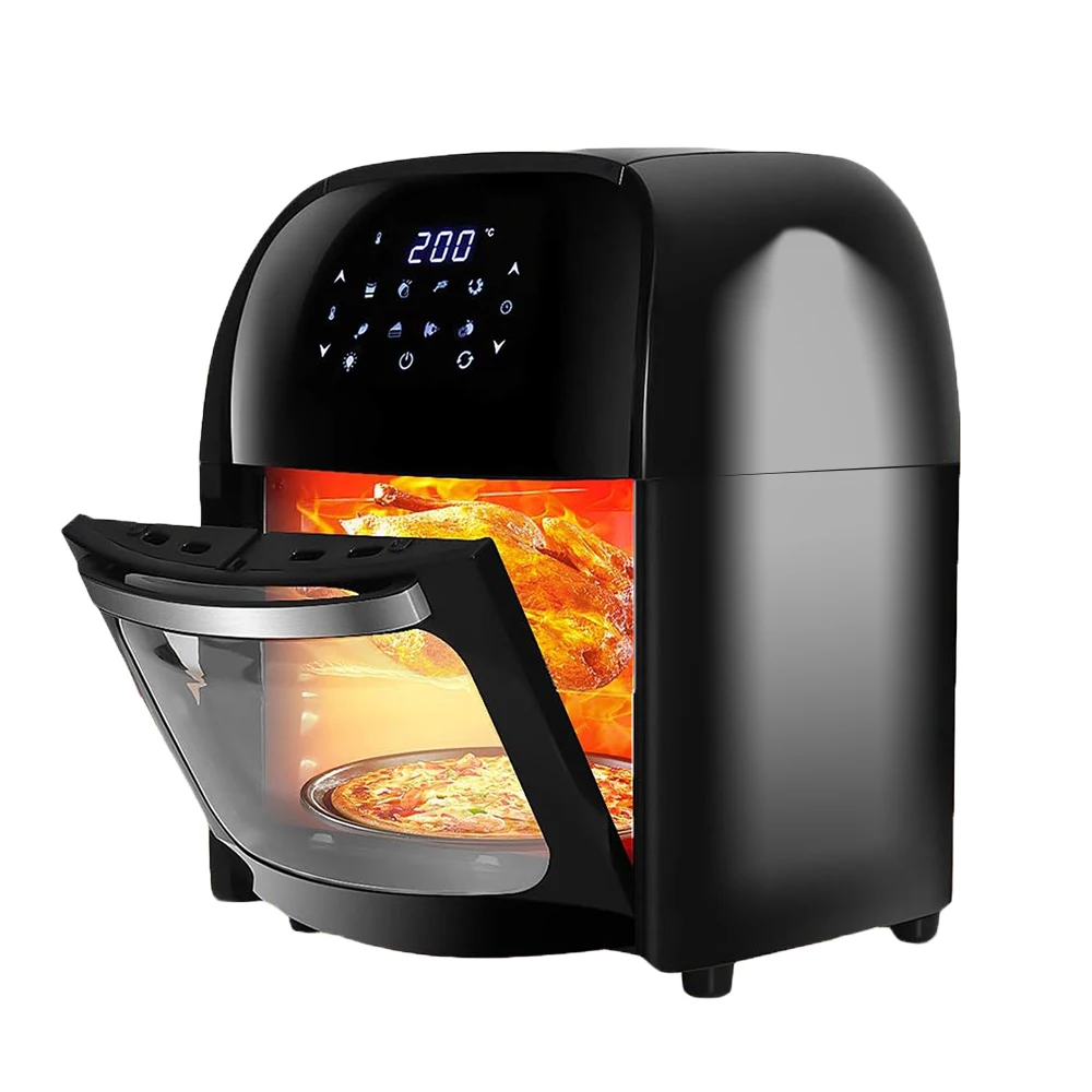 New Model House hold Electric Digital Smart 12l Single Basket Air Fryers with Visible Window view 3