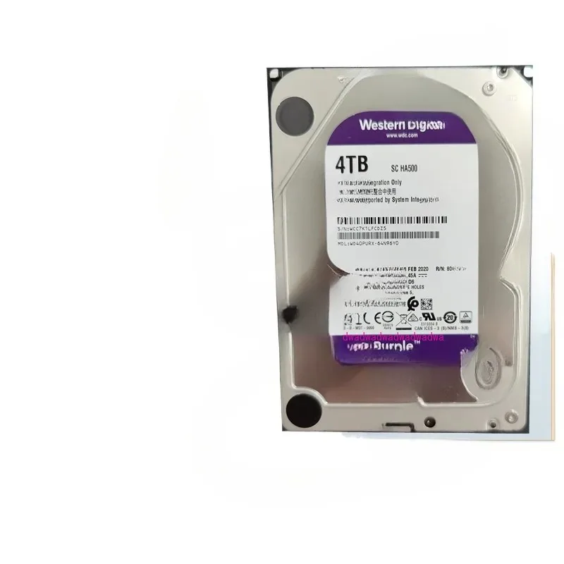 

WD40PURX 4T Desktop Hard Disk 4000G Haikang 4TB Purple Western Digital Monitoring