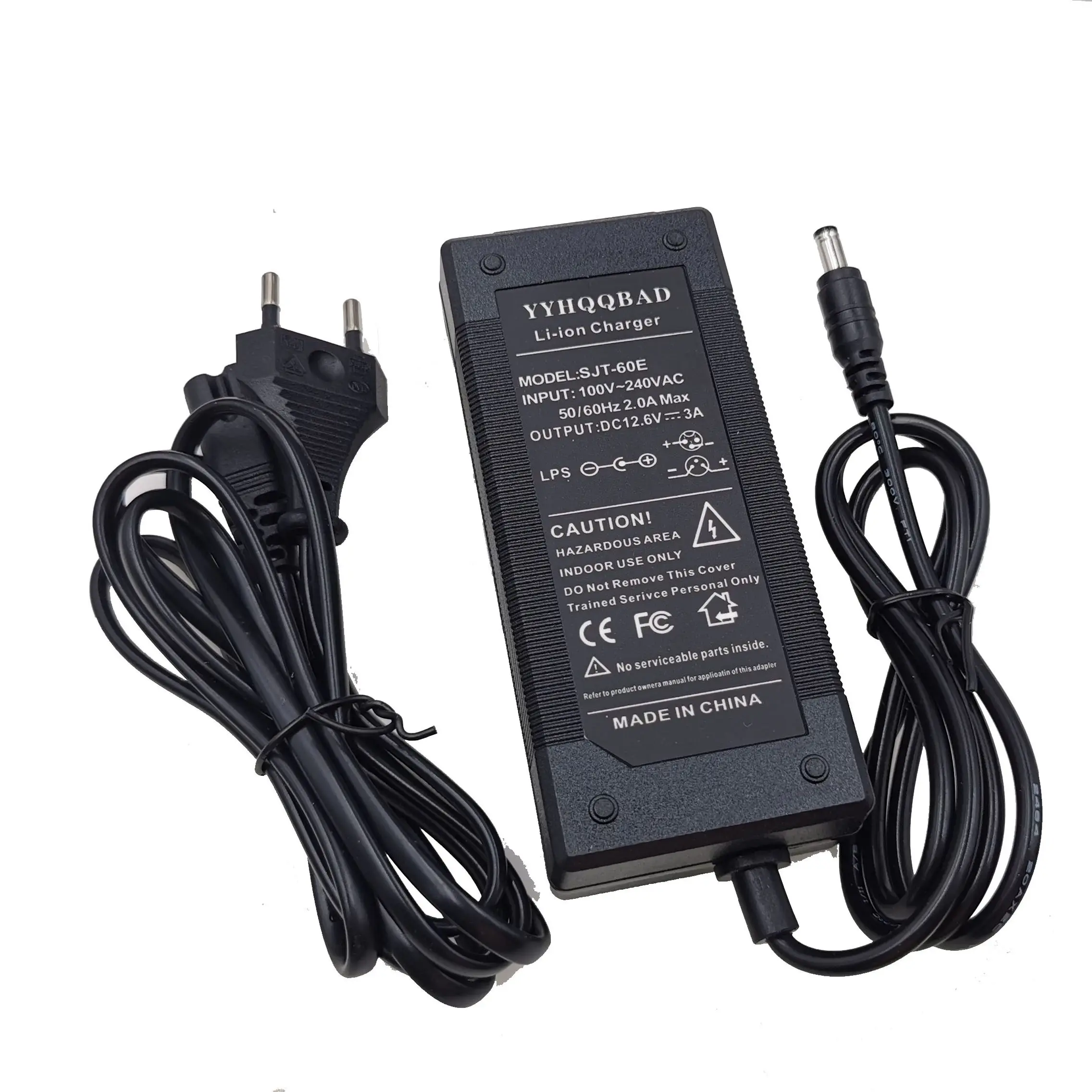 Cargador de batería de litio de 12,6 V, 3A para 3S, 10,8 V, 11,1 V, 12V, batería de polímero de iones de litio, cargador de luz de pesca, cargador de taladro eléctrico