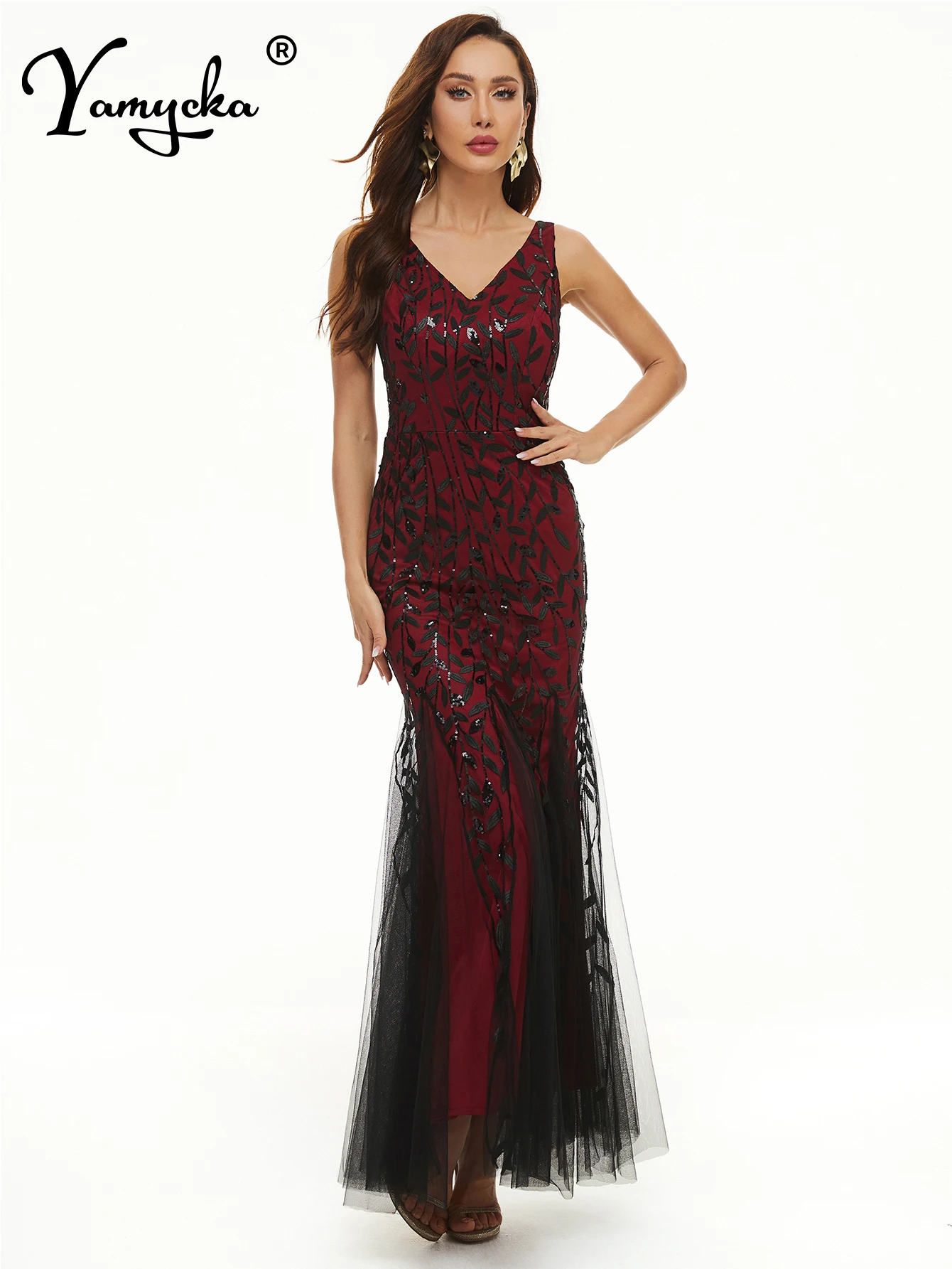 เซ็กซี่ backless sequin สีดำฤดูร้อนผู้หญิงชุดราตรีหรูหราชุดยาวผู้หญิงหรูหราเพื่อนเจ้าสาวชุดราตรีชุดเดรส