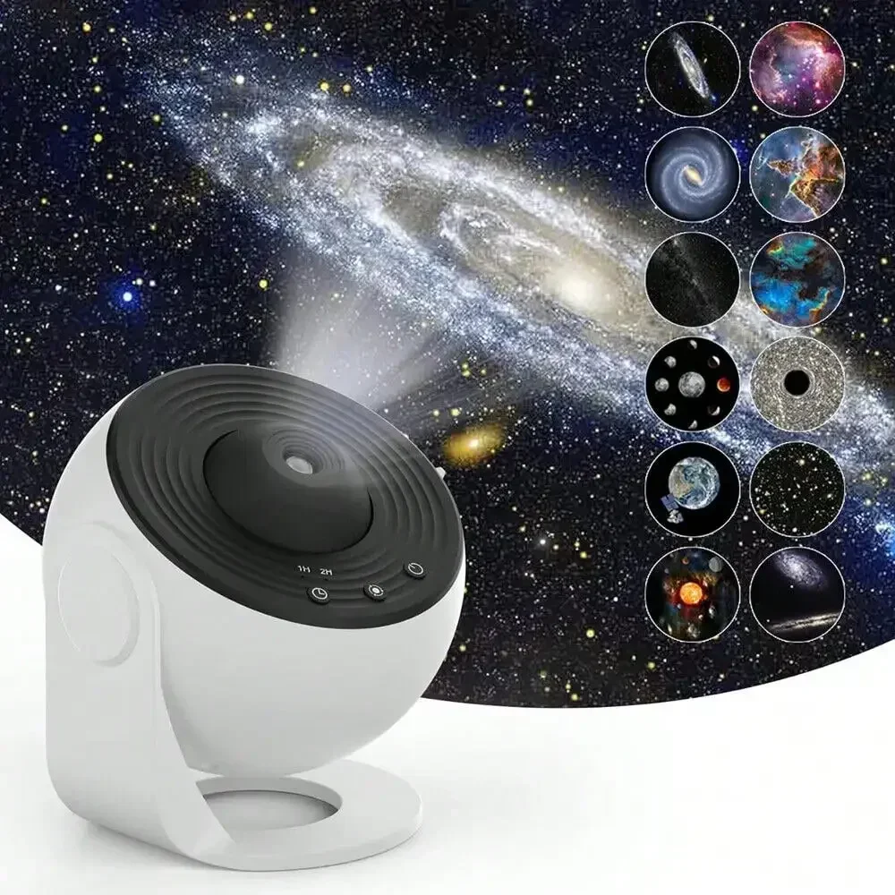 LED Galaxy Projector Starry Night Light Moon Star Sky Nebula Projection Lamp NEW