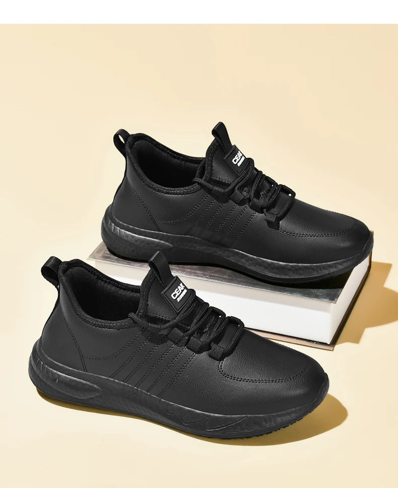 Herren Freizeit-Kochschuhe Vier-Jahreszeiten-Mode Wasserdicht Rutschfest Ölbeständig Hotel-Küchen-Arbeitsschuhe Lässige Leichte Wanderschuhe – Detail 11