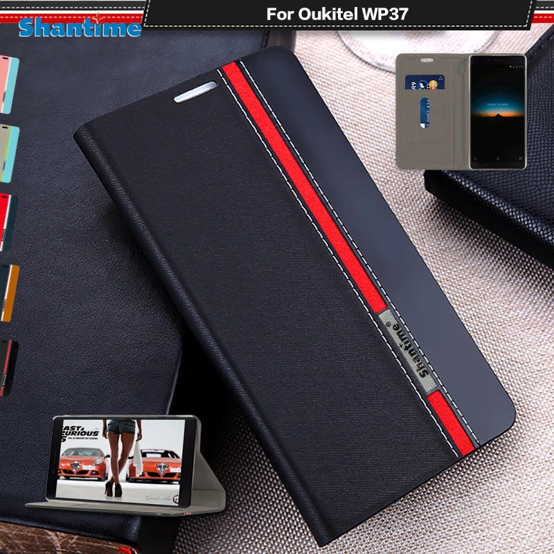 Luxury PU Leather Case For Oukitel WP37 Flip Case For Oukitel WP37 Phone Case Soft TPU Silicone Back Cover