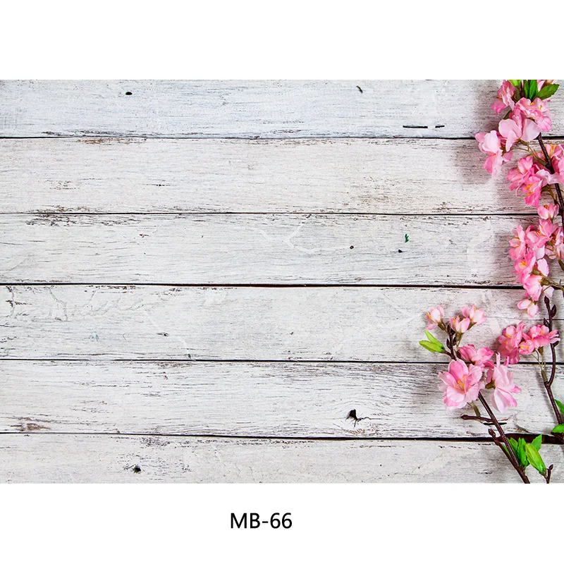 لوحة صور من خشب الزهرة للربيع وخلفيات للتصوير بالاستوديو وخلفيات صور من الفينيل للأرضيات الخشبية 21318MB-02