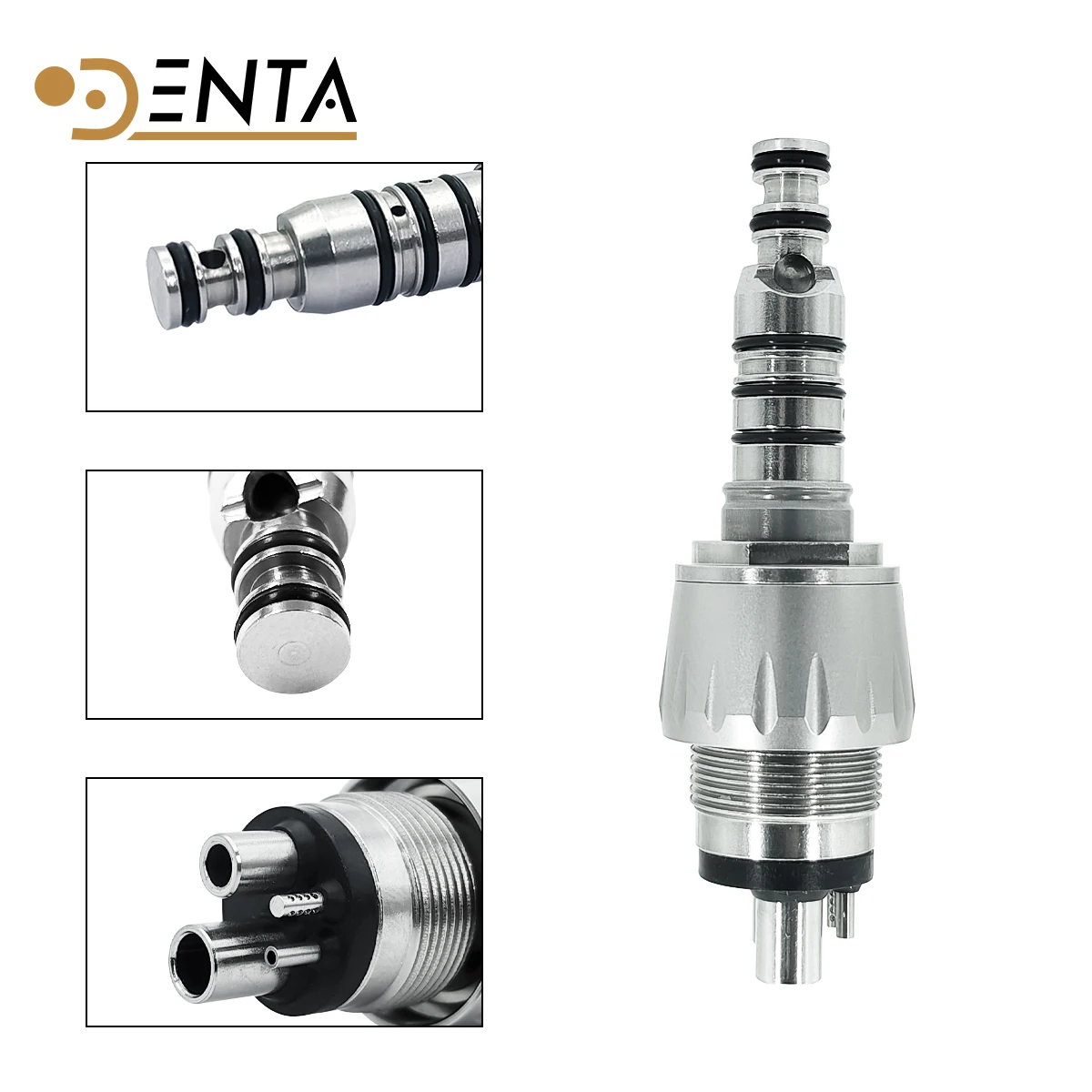 1pcs 4 hole Dental Quick Coupler Coupling Fit for  Kavo Handpiece 4 Hole Dentistry tools Handppiece Spare Parts