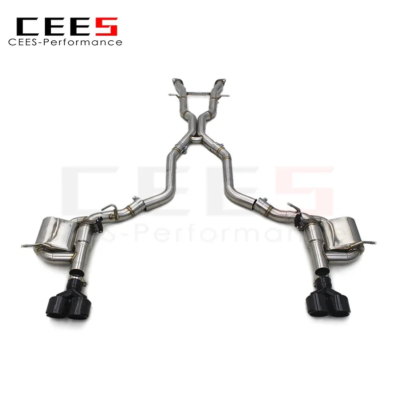 

CEES клапанная выхлопная система Catback для JEEP Grand Cherokee 3,0/3,6 2007-2023 304, глушитель Escape, выхлопные трубы автомобиля