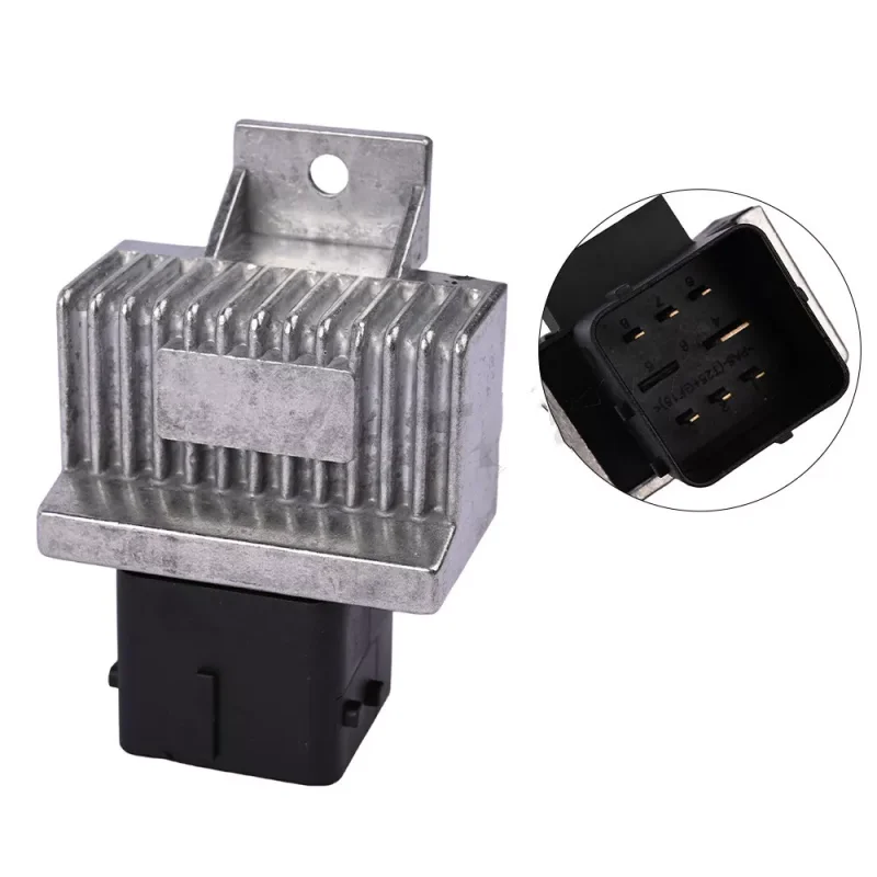 

1pc Auto Glow Plug Relay For Vauxhall For Vivaro For Renault For Trafic 9640469680 Metal Black 93858431 RV Parts