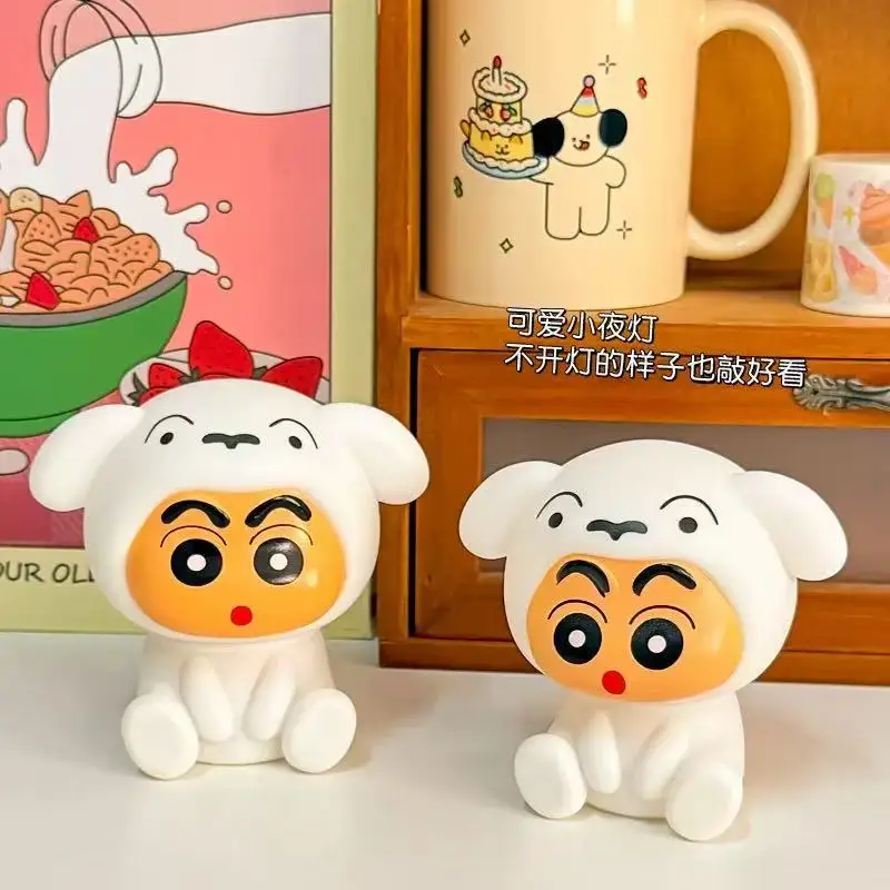 Crayon Shin-Chanss Patting Small Night Lamp Bedroom Charging Night light Soft Light Eye -Protecting Color-changing Night Light view 2