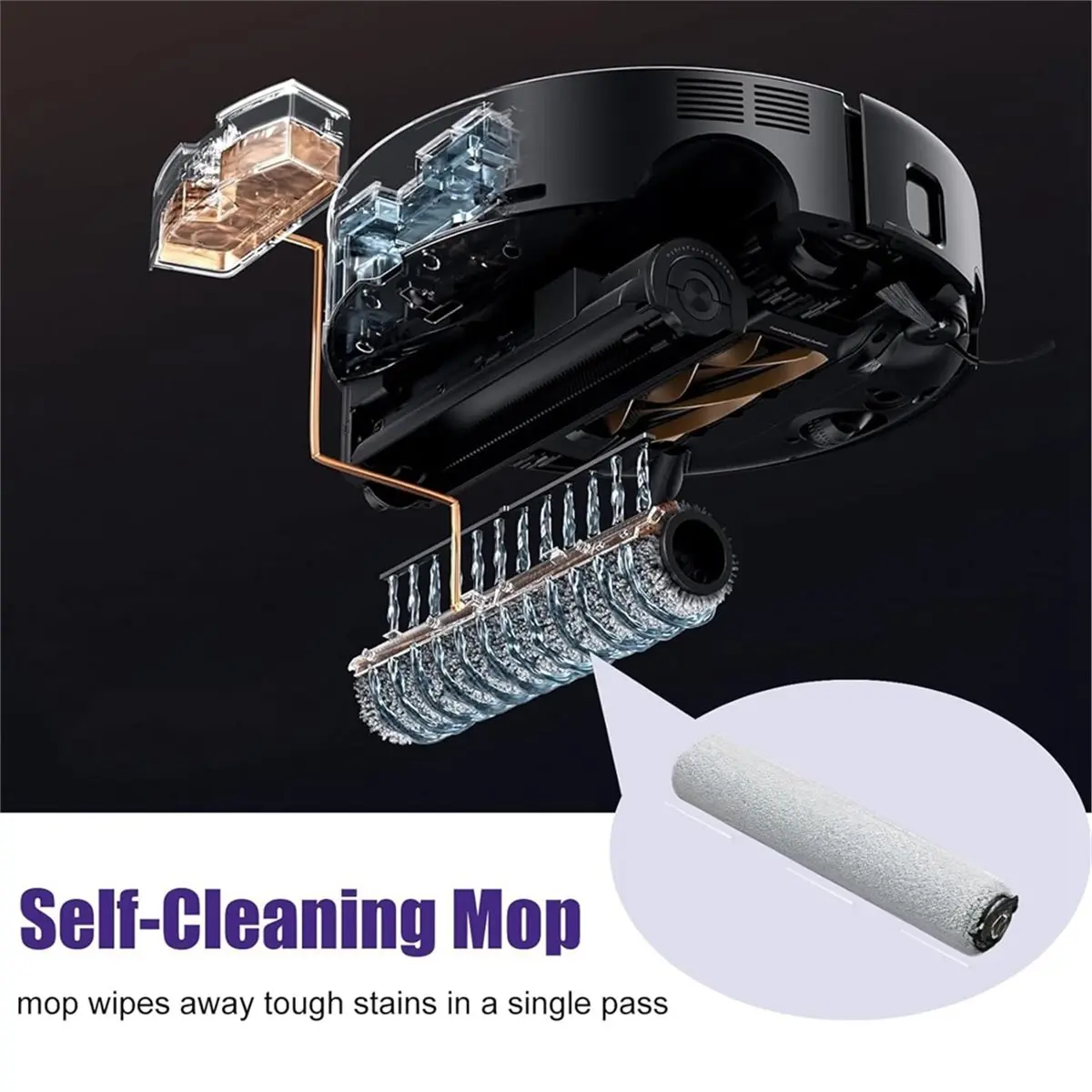 15 قطعة فرشاة رئيسية ممسحة أكياس الغبار فرشاة جانبية فلتر HEPA لأجزاء المكنسة الكهربائية الروبوتية Z60 Ultra #6