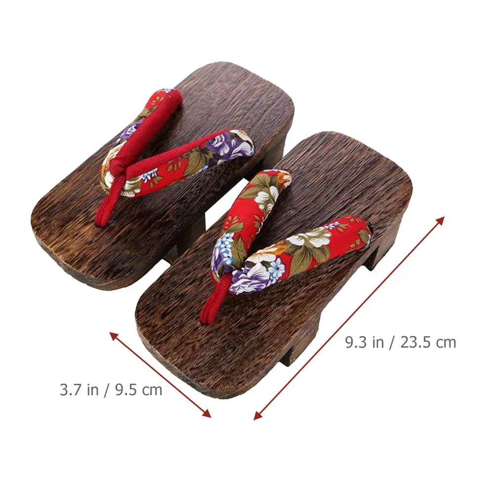 Japanese Style Wooden Clogs Breathable Sandals Ladies Slippers Fashion Footwear Female Sandals Wear Resistant