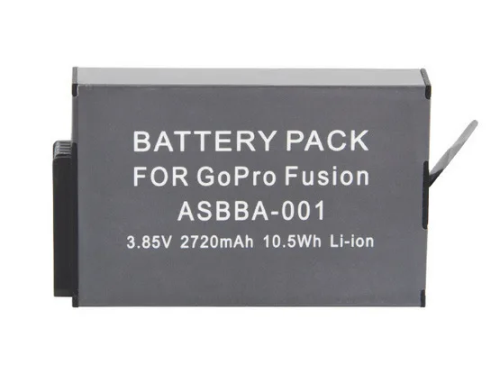 2720mAh ل Gopro الانصهار تبديل البطارية ل ASBBA 001 ASBBA001 VR 360 بانوراما كاميرا بطارية إكسسوارات قطع غيار